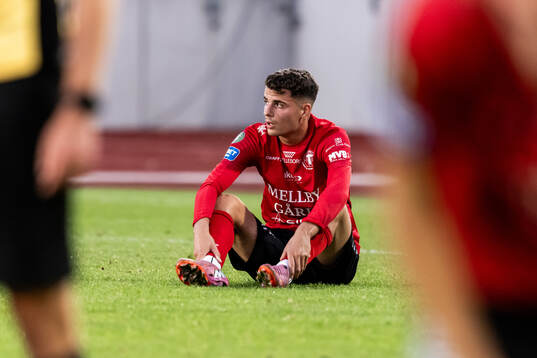 Trelleborgs Eren Alievski deppar