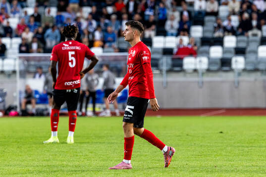 Trelleborgs Eren Alievski deppar