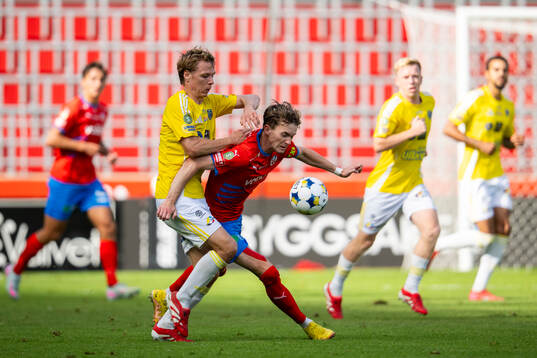 Helsingborgs Alexander Johansson och Falkenbergs Melker