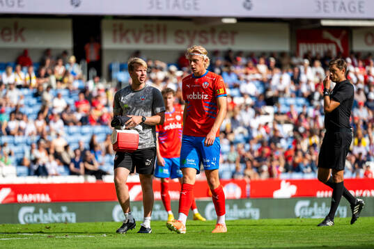 Helsingborgs fysioterapeut Marcus Linnér och Ture