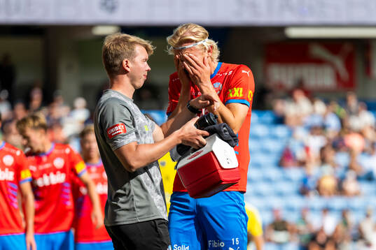 Helsingborgs fysioterapeut Marcus Linnér och Ture