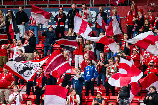 Spectators in the stands