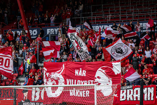 Spectators in the stands