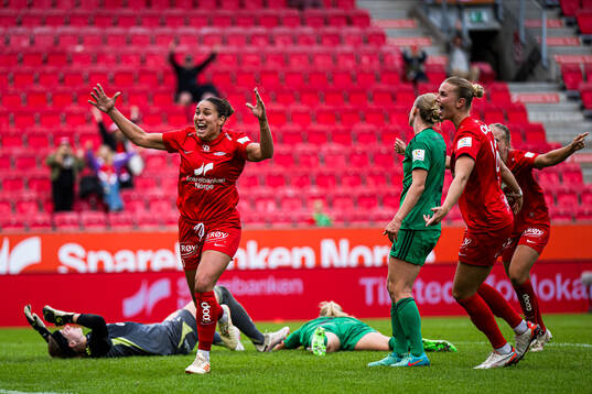Brenna Marie Lovera of Brann celebrates