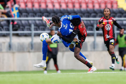 GIF Sundsvalls Yacqub Finey och Östersunds Sunday Anyanwu