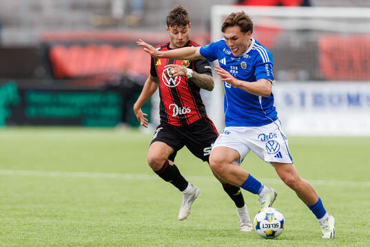 Östersunds Adrian Edqvist och GIF Sundsvalls Miguel