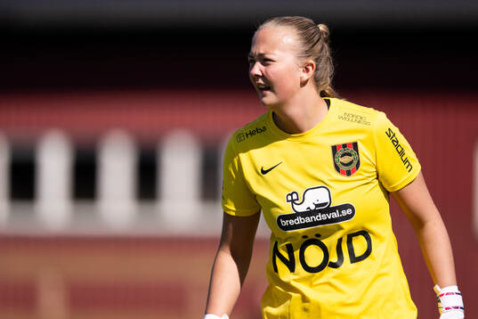Brommapojkarnas målvakt Clara Ekstrand