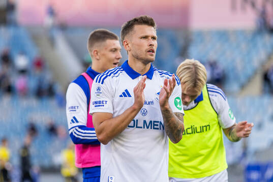 IFK Norrköpings Arnor Traustason jublar