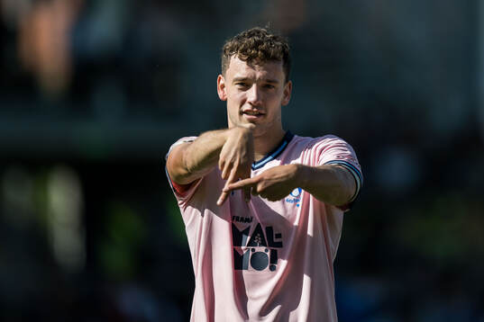 Malmö FFs Colin Rösler jublar