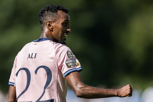 Malmö FFs Taha Ali jublar