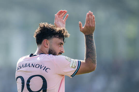 Malmö FFs Sead Haksabanovic jublar