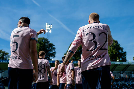 Malmö FFs Andrej Djuric och Daniel Gudjohnsen