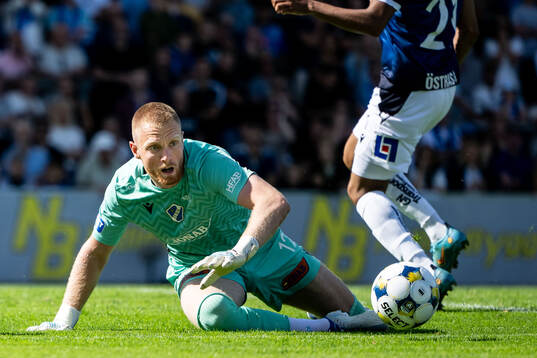 Halmstads målvakt Tim Erlandsson