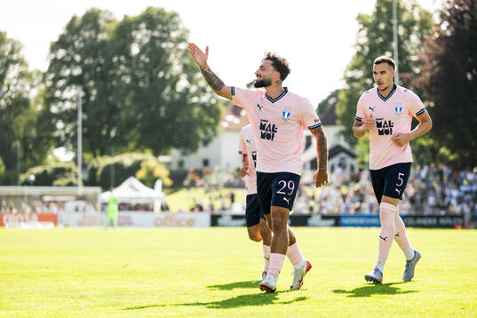 Malmö FFs Sead Haksabanovic jublar