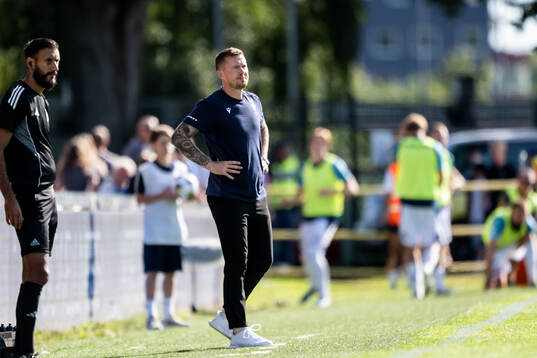 Halmstads tränare Johan Lindholm