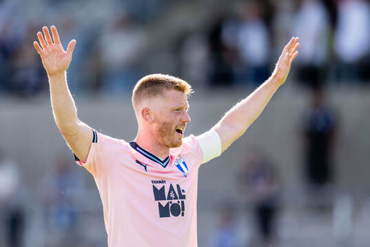 Malmö FFs Anders Christiansen jublar