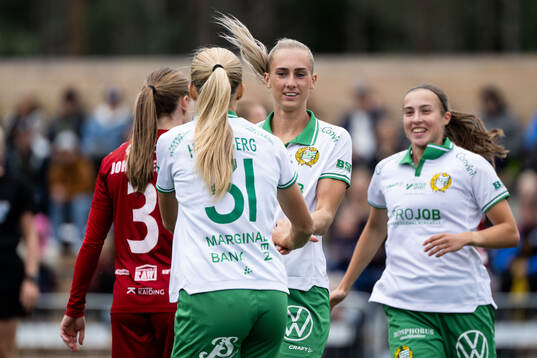 Hammarbys Ellen Wangerheim jublar