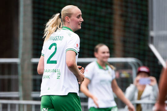 Hammarbys Emilie Bragstad jublar