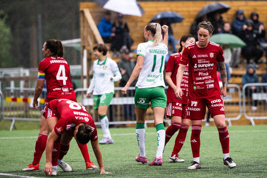 Hammarbys Ellen Wangerheim jublar