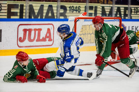 Moras Oscar Lindgren och Leksands Oskar Lang och Moras