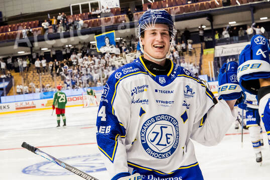 Leksands Tinus Luc Koblar jublar
