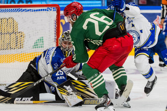 Leksands målvakt Robin Christoffersson
