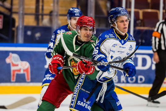 Moras Marcus Karlström och Leksands Zaki Crookes