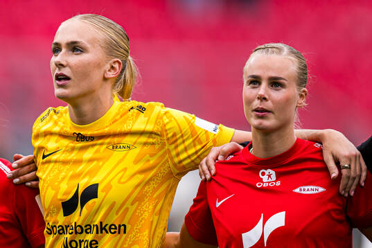 Selma Panengstuen and Nora Lie Eghdami of Brann