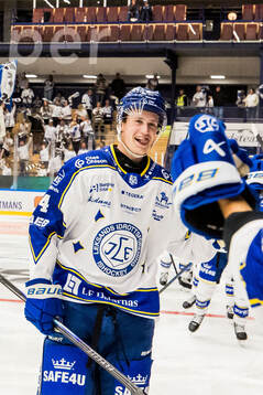 Leksands Tinus Luc Koblar jublar