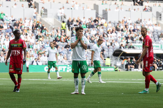 Hammarbys Sebastian Tounekti deppar