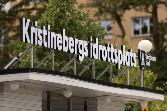 Entren till Kristinebergs idrottsplats