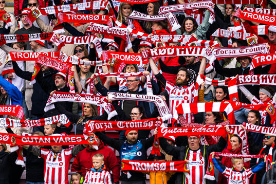 Spectators in the stands