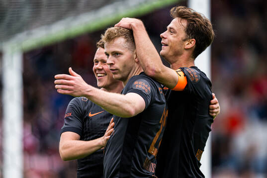 Sævar Atli Magnusson of Brann celebrates