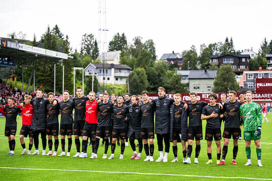 Players of Brann celebrates