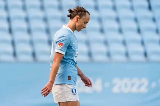Malmö FFs Miljana Ivanovic deppar