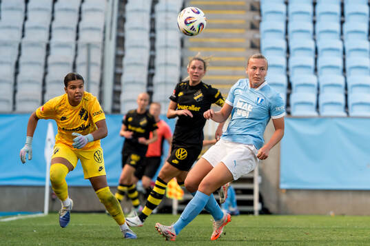 AIKs målvakt Jada Leanne Mathyssen och Malmö FFs Sara