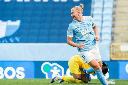 Malmö FFs Tuva Skoog jublar