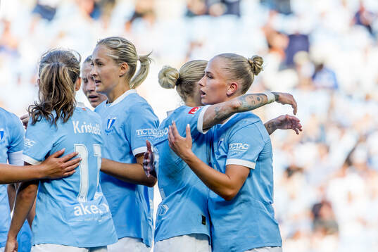 Malmö FFs Tuva Skoog jublar