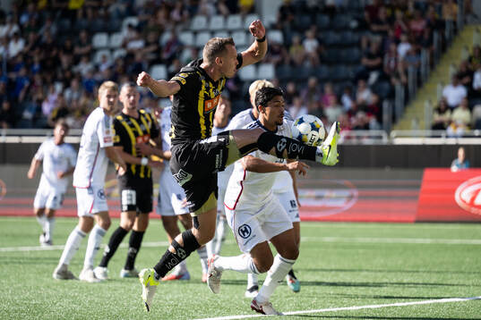 Häckens Marius Lode och Östers Lukas Bergquist