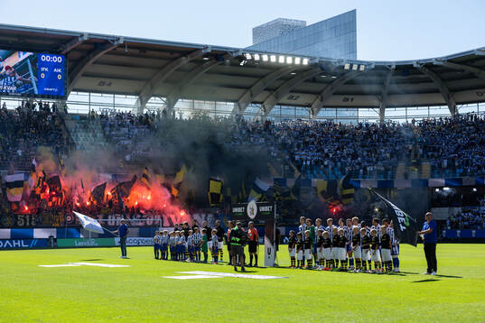 AIKs och IFK Göteborgs spelare