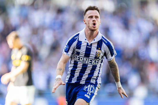 IFK Göteborgs Tobias Heintz jublar