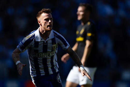 IFK Göteborgs Tobias Heintz jublar
