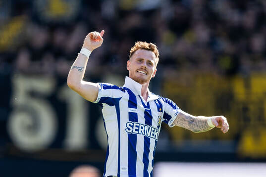 IFK Göteborgs Tobias Heintz jublar