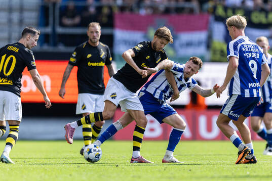 AIKs Anton Salétros och IFK Göteborgs Tobias Heintz