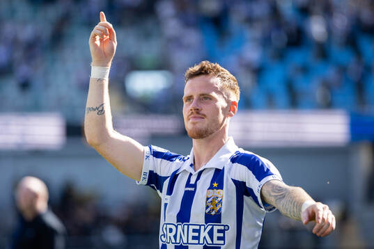 IFK Göteborgs Tobias Heintz jublar