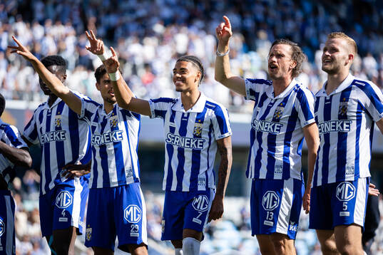 IFK Göteborgs Thomas Santos, Sebastian Clemmensen, Gustav