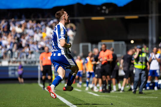 IFK Göteborgs Tobias Heintz jublar