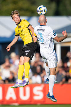 Mjällbys Jeppe Kjaer och Djurgårdens Marcus Danielson