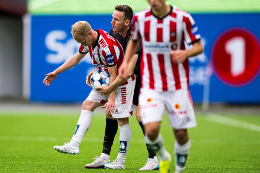 David Mikael Edvardsson of Tromsø and Joachim Soltvedt of