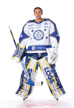 Leksands målvakt Marcus Gidlöf